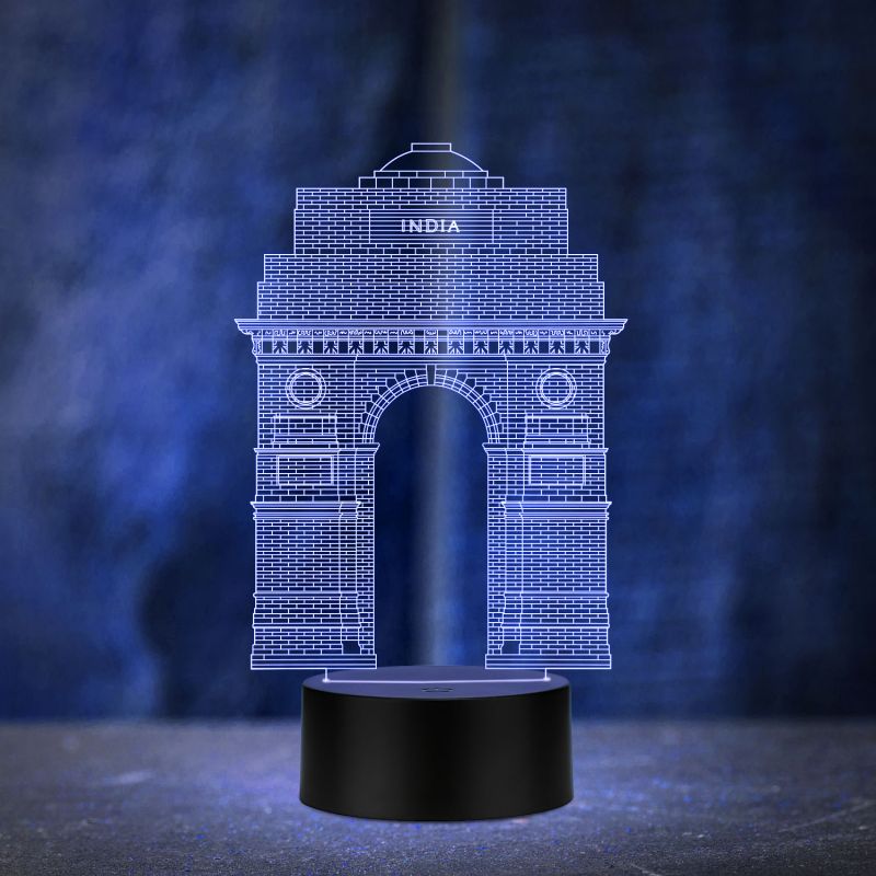 3D India Gate Design Structure Night Lamp